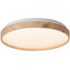 Φωτιστικό Πλαφονιέρα Φ38 Στρογγυλό LED 27W 230V Θερμό Φως Ξύλο IP20 3273